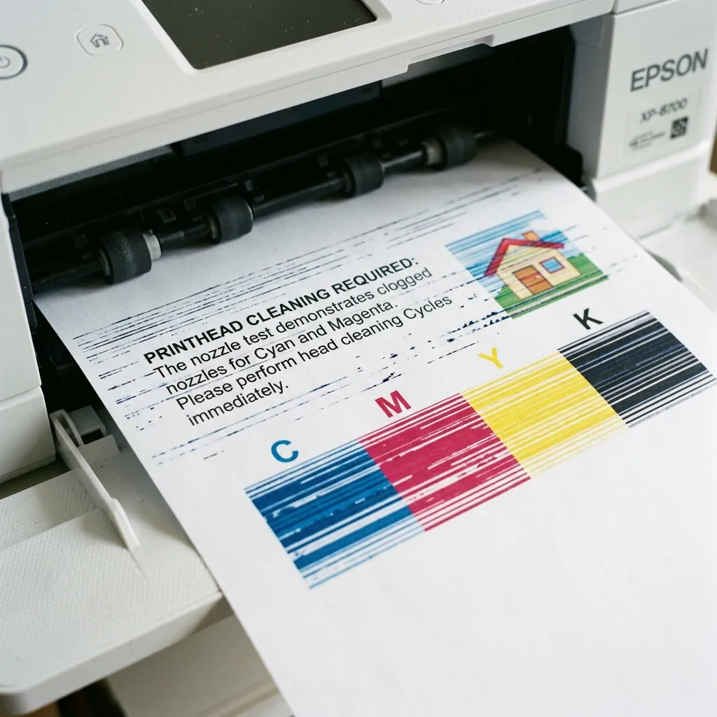 Решение проблемы: принтер Epson печатает полосами